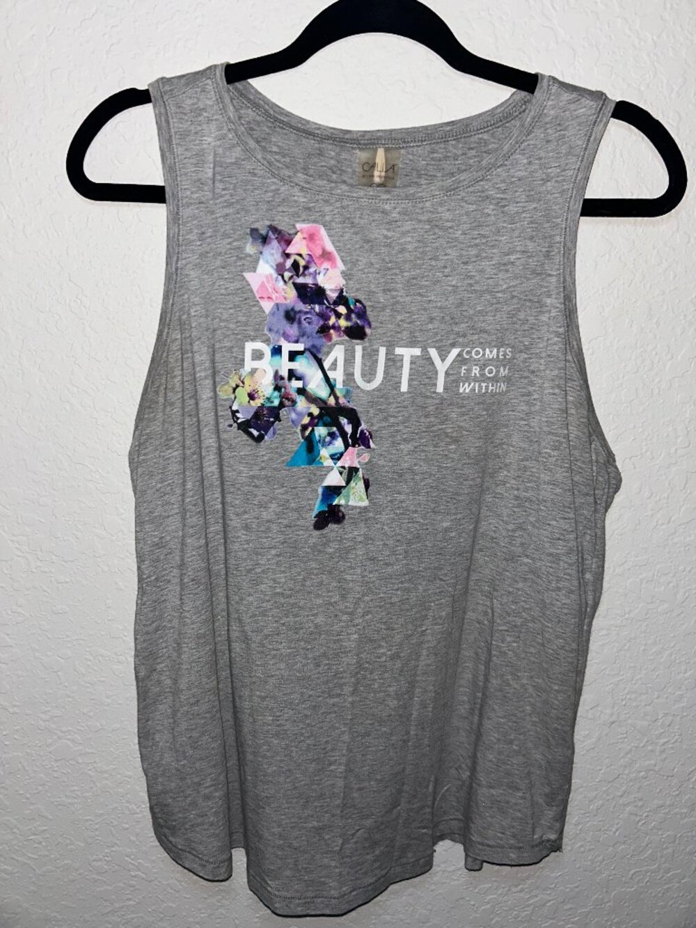 Floral Athletic Muscle-tee